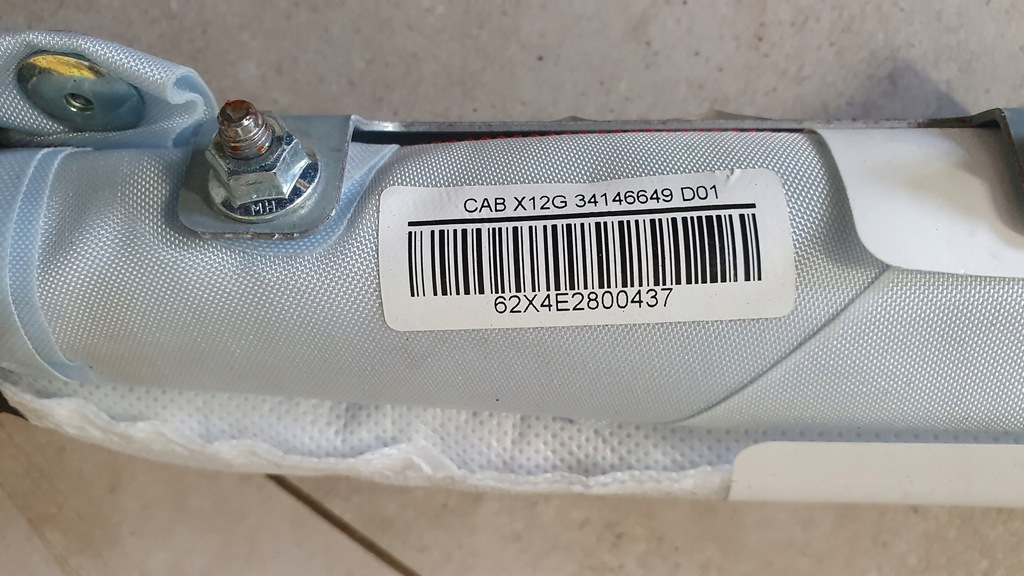 фото №13, Nissan leaf i шторка безопасности боковая левая srs eu