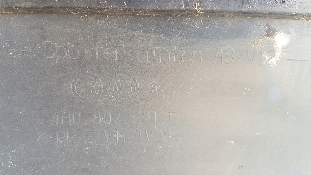 фото №12, Спойлер бампера задня audi a8 s8 d4 lift 4h0