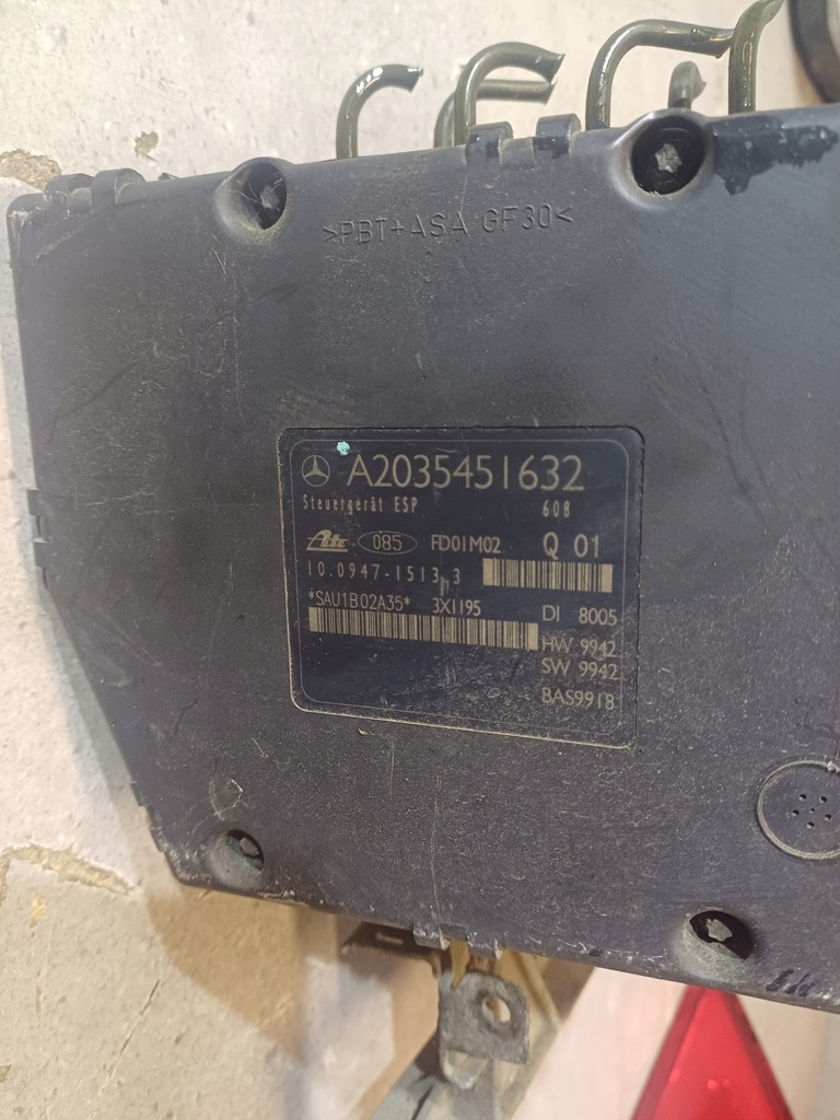 фото №4, Насос abs mercedes w203 c-klasa nr. a2035451632