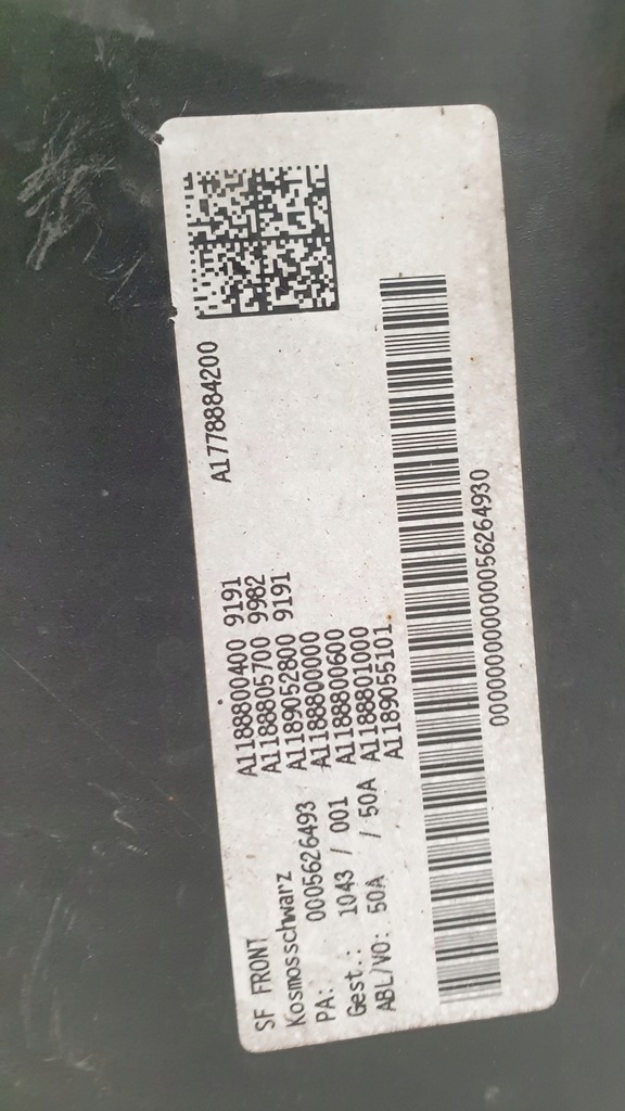 фото №9, Mercedes cla w118 c118 19- бампер перед передний