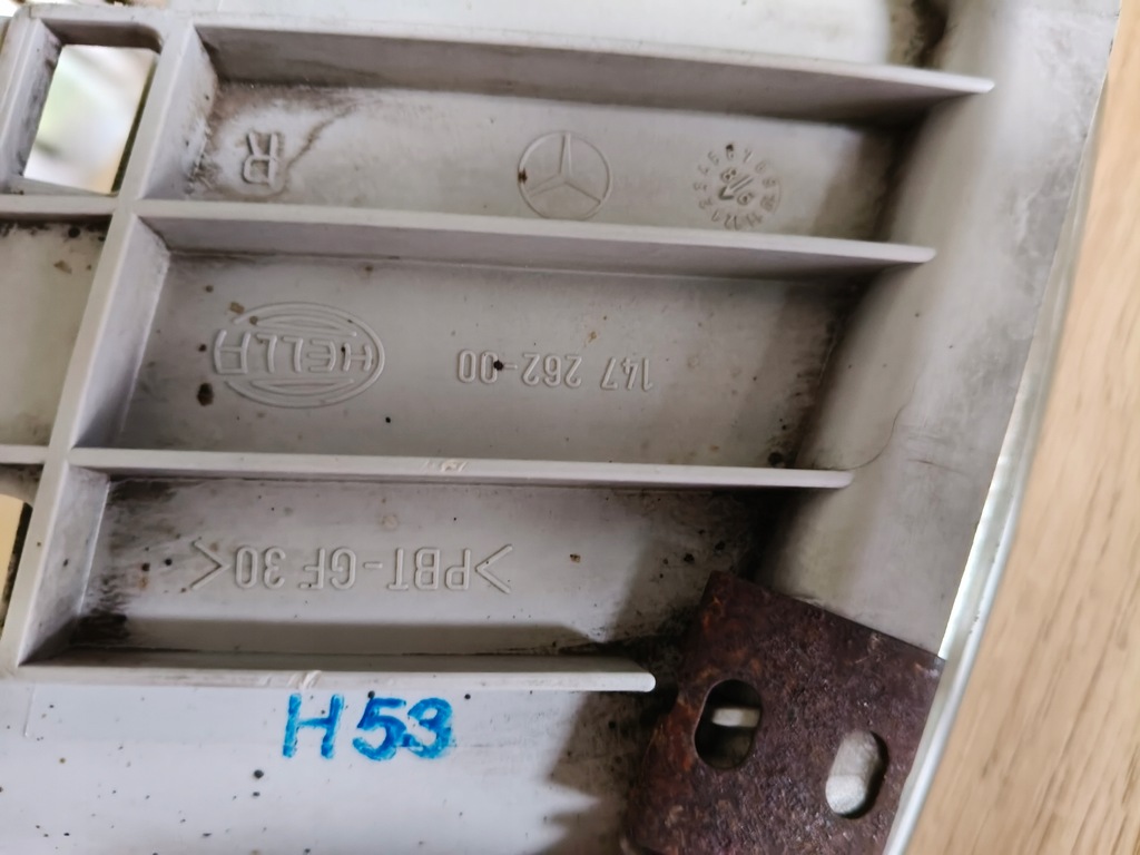 фото №6, Mercedes c208 противотуманная фара правый