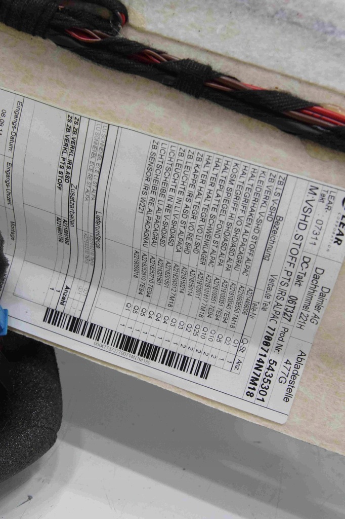 фото №8, Стеля pod люк mercedes w221 long lift