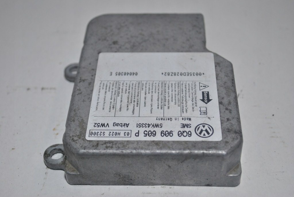 фото №5, Модуль датчик подушка безопасности volkswagen caddy iii 6q0909605p