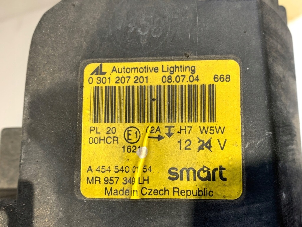 фото №5, Фара левый перед smart forfour a4545400154 04-06 лампа