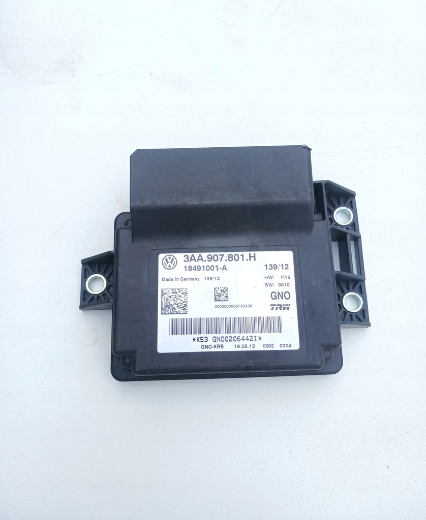 фото №1, Vw passat b7 модуль тормоза ручного 3aa907801h