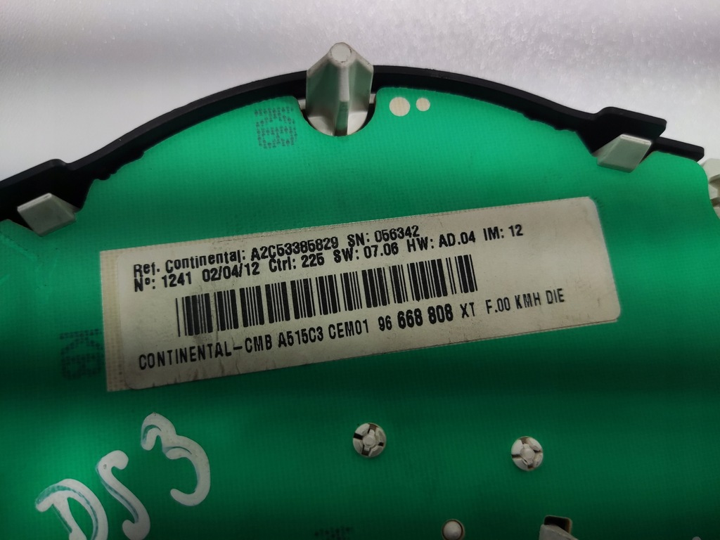 фото №10, Лічильник citroen ds3 1.6 hdi 96668808xt 2013-2016 europa