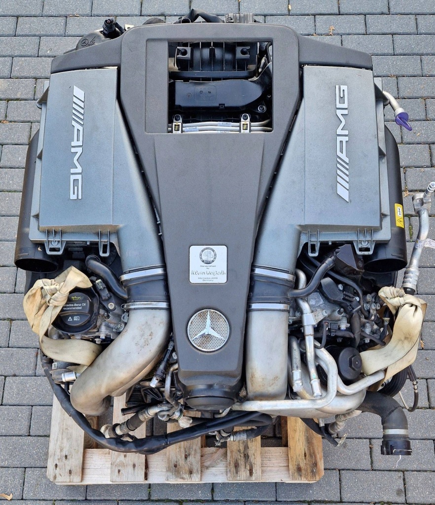 фото №10, Mercedes gls 63 amg 5.5 4matic 157982 585km 2017 двигатель kompletny 77600km