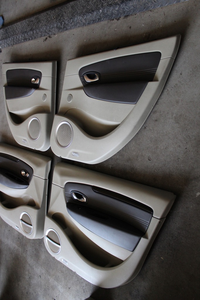 фото №9, Renault scenic iii сиденья полукожа обшивки комплект