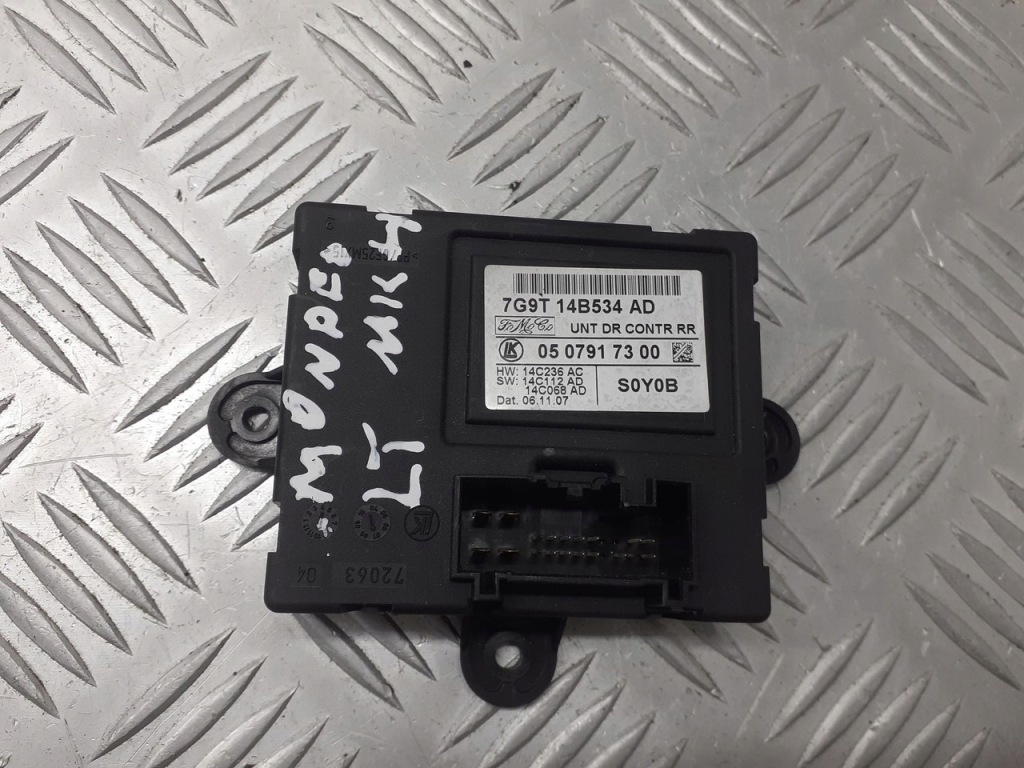 Купити Модуль блок керування двері лівий задній ford mondeo mk4 7g9t14b534ad