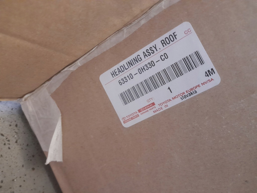 фото №6, Потолок кровельная czarna потолок toyota aygo x ii 22r- 66310-0h330