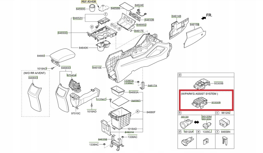 фото №1, Выключатель тормоза 93300d30404x do hyundai tucson