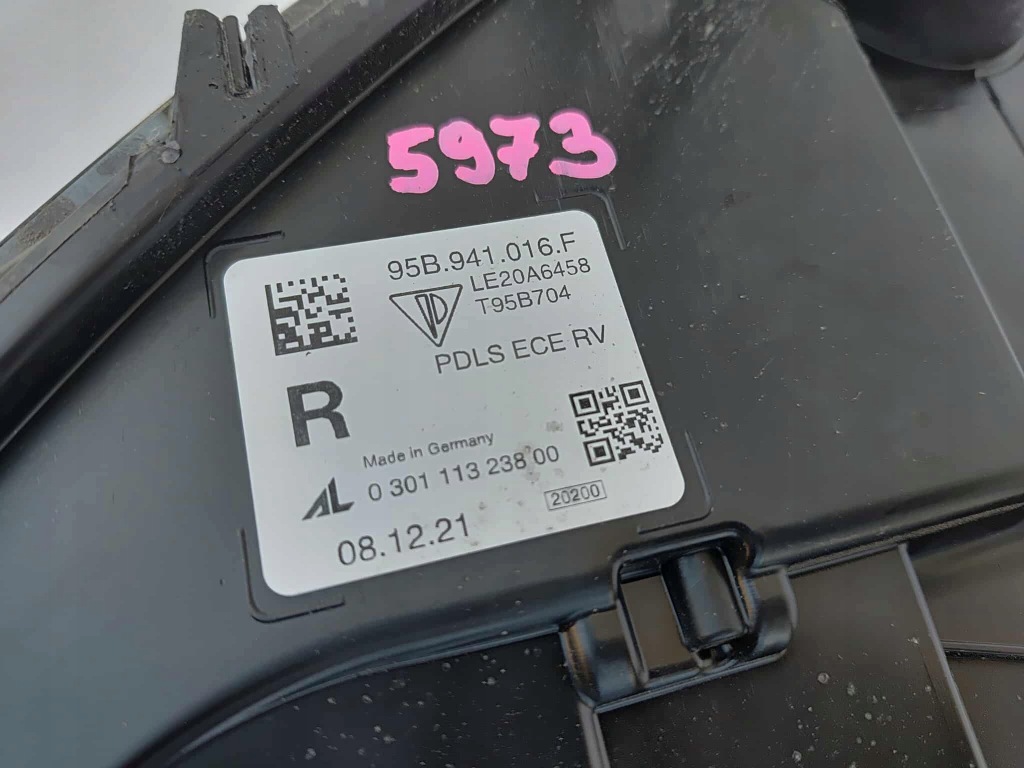 Porsche macan 95b рестайлінг  фара ліва правий перед передня matrix 5973 Зі Шроту