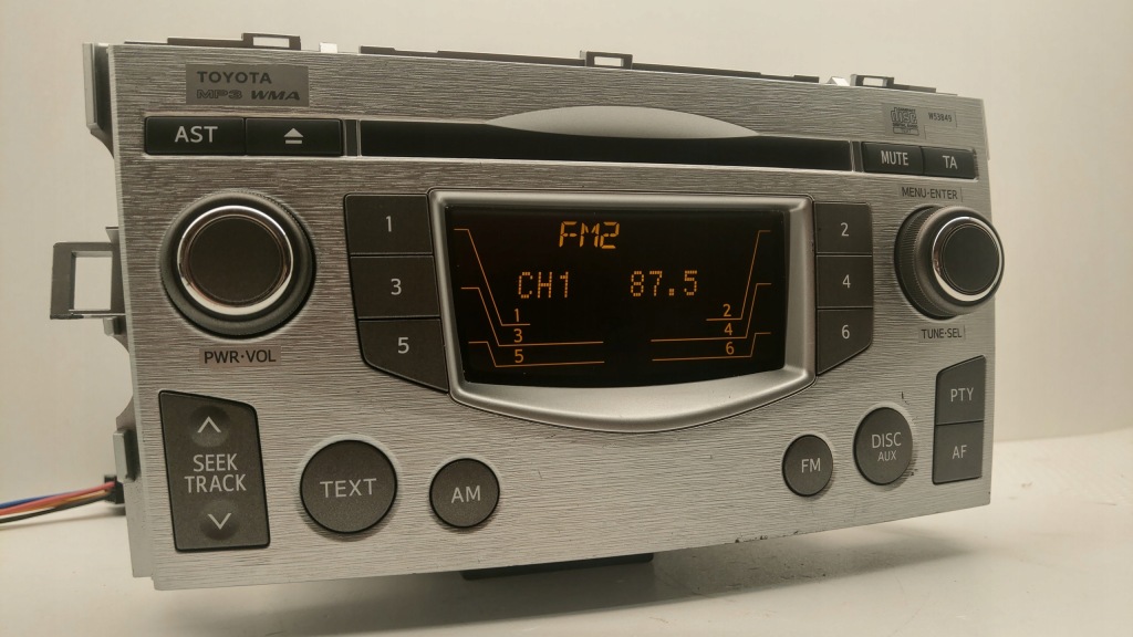 фото №3, Радио cd mp3 toyota verso 86120-0f080