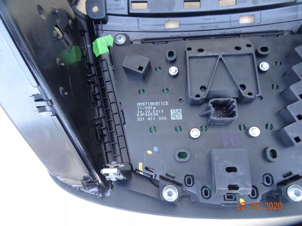 фото №3, Панель радио радио ford c-max mk2 am5t18k811ce