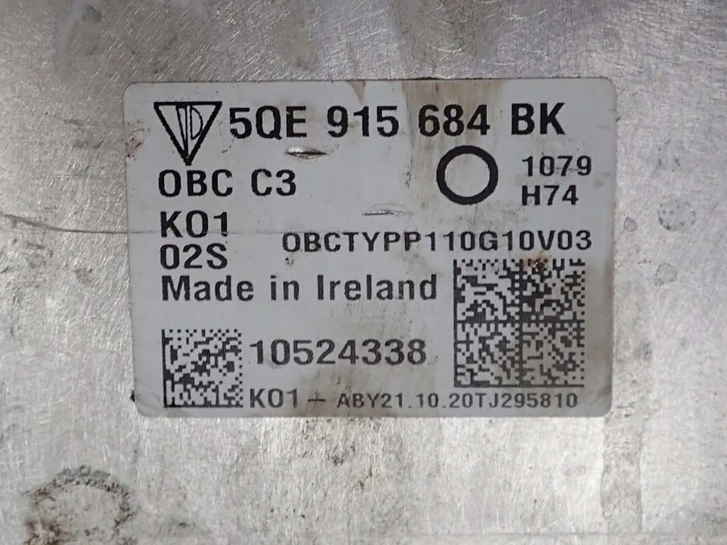 фото №11, Зарядний пристрій модуль напруги заряджання акумулятор акумулятора taycan turbo s 21r