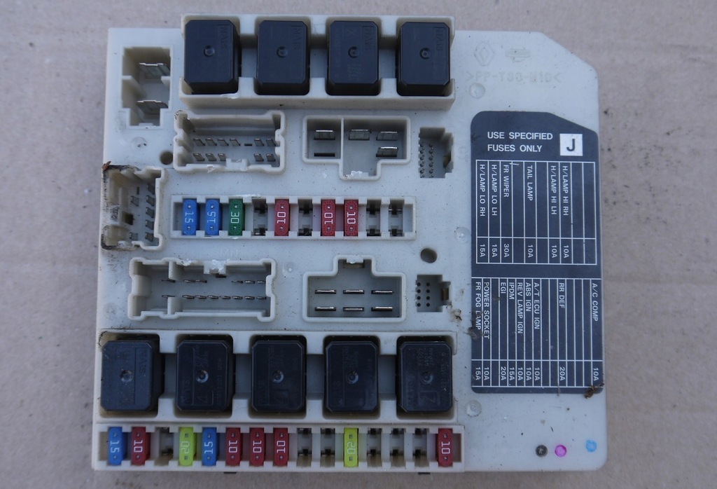 фото №10, Nissan tiida 1.5dci коробка предохранителей