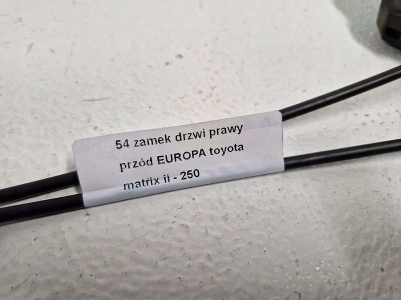 фото №8, Toyota matrix 2 ii e140 замок двері правий перед передній europa