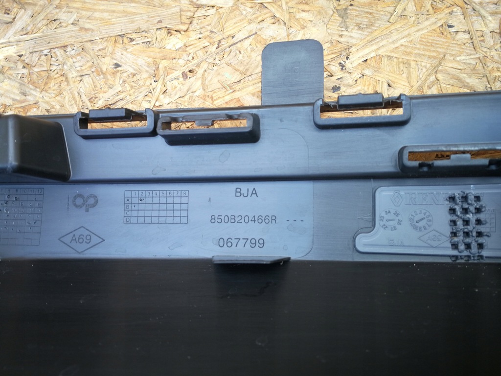 фото №11, Renault clio v 5 19- диффузор накладка бампера задняя pdc 850b20466r