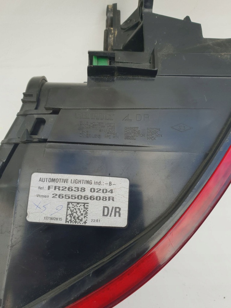 фото №6, Renault clio iv 12-16 лампа правый задняя w крыло