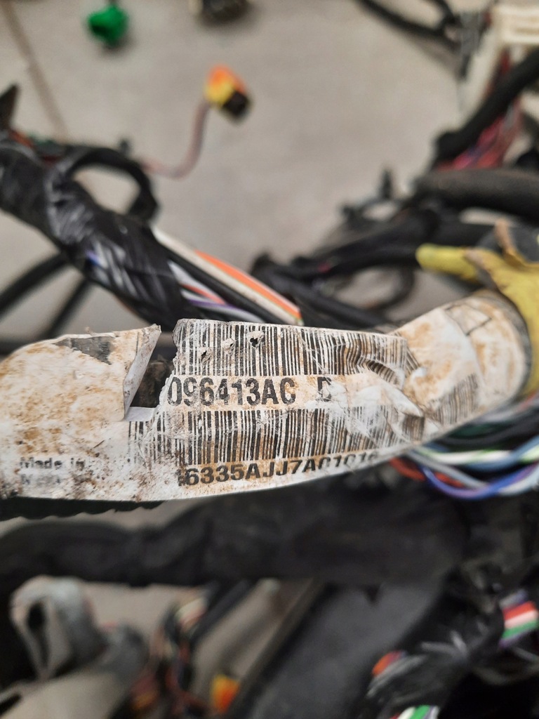 фото №14, Dodge ram 1500 09-wiązka електропроводка кабіни 68373357ad usa