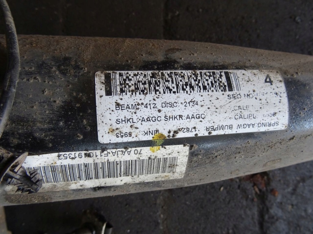 фото №4, Opel astra j kombi oś задня балка комплектна