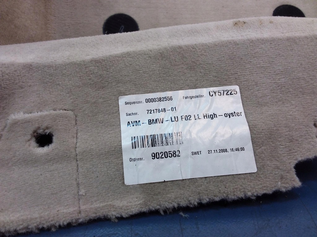 фото №4, Bmw 7 f02 long обшивка килимок задня 7217848