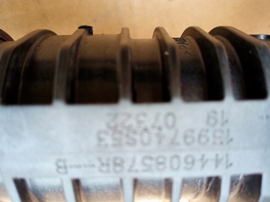 фото №3, Renault captur ii, kadjar, clio v, qashqai 1,5dci труба шланг интеркулер