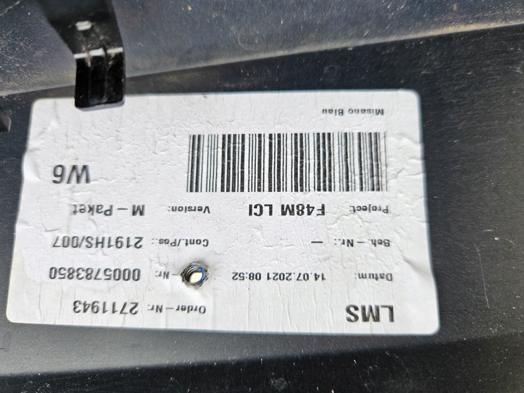 Bmw f45 рестайлинг  m-pakiet бампер перед решётка с Разборки