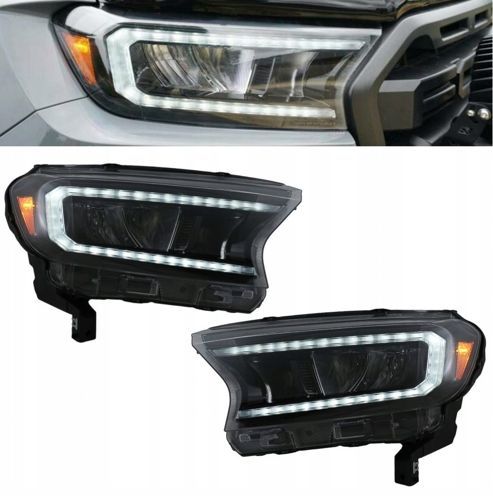 фото №1, Фары передние лампы full led ford ranger 15+