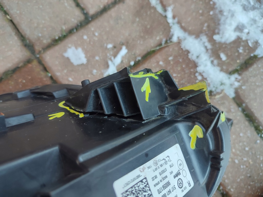 фото №9, Vw golf vii sportsvan фара правий оригінал