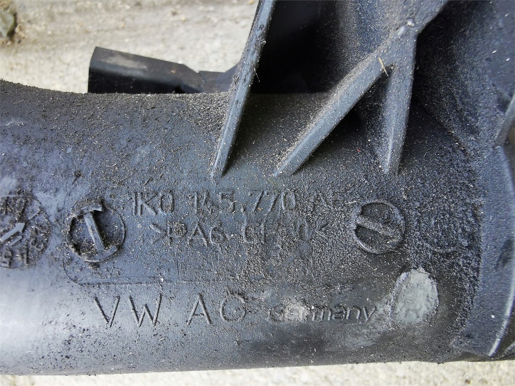 фото №4, Vw sharan ii 2.0 tdi труба інтеркулер 1k0145770a