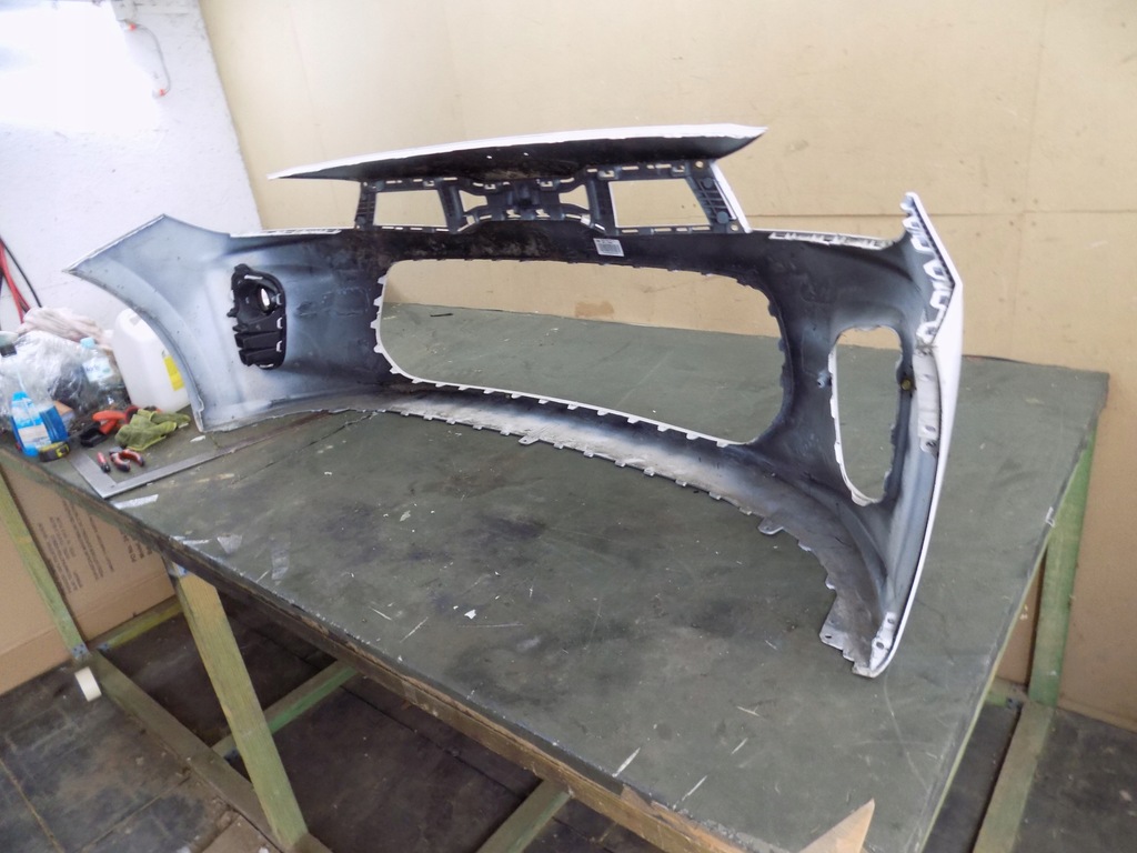 фото №14, Kia rio iv бампер передній перед 86511h8000 оригінал europa решітка протитуманної фари