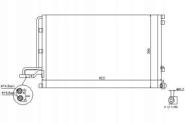 фото №1, Nissens 940087 конденсатор, кондиционер