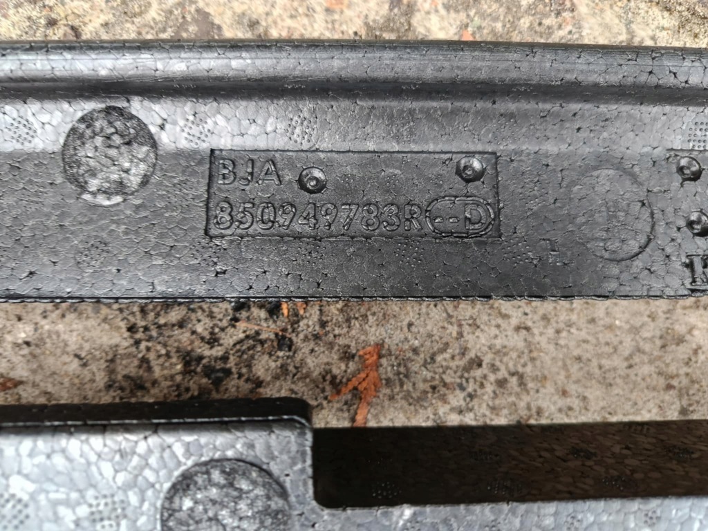 фото №4, Пінополістирол бампера заднього абсорбер балка задня renault clio v