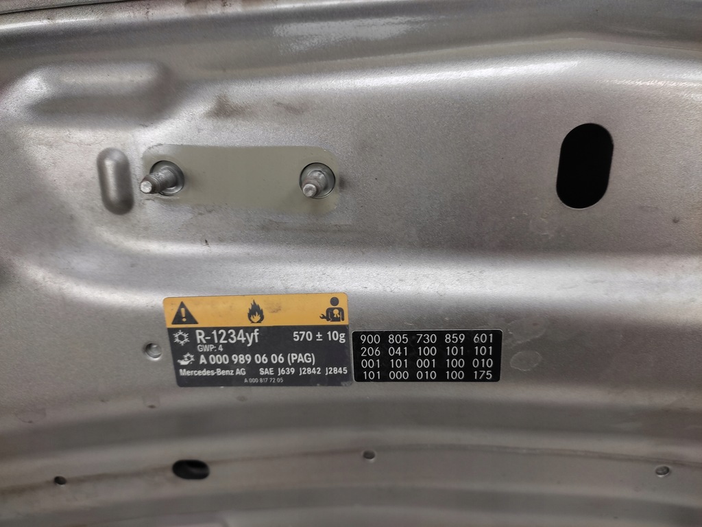 фото №10, Mercedes c-klasa w206 капот крышка двигателя перед 2021-