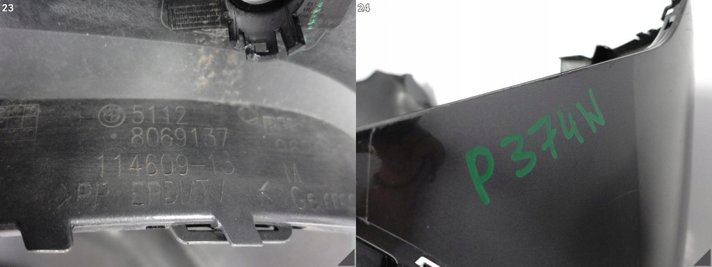 Bmw x2 f39 m-pakiet 17-23 бампер + спойлер / диффузор задняя 4xpdc / камера Оригинал