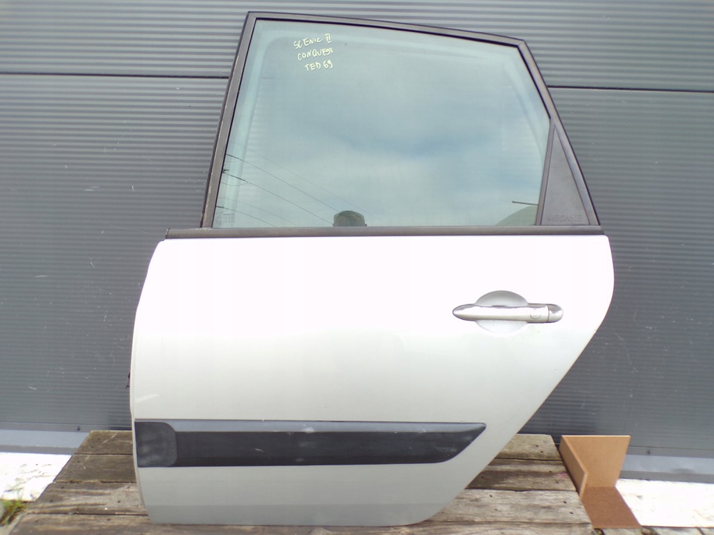 Купить Дверь левая задние задний  renault scenic 2 2 рестайлинг  conquest цвет ted69