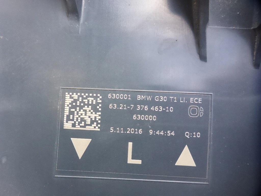 фото №12, Bmw 5 g30 7376463 лампа задняя левая оригинал europa