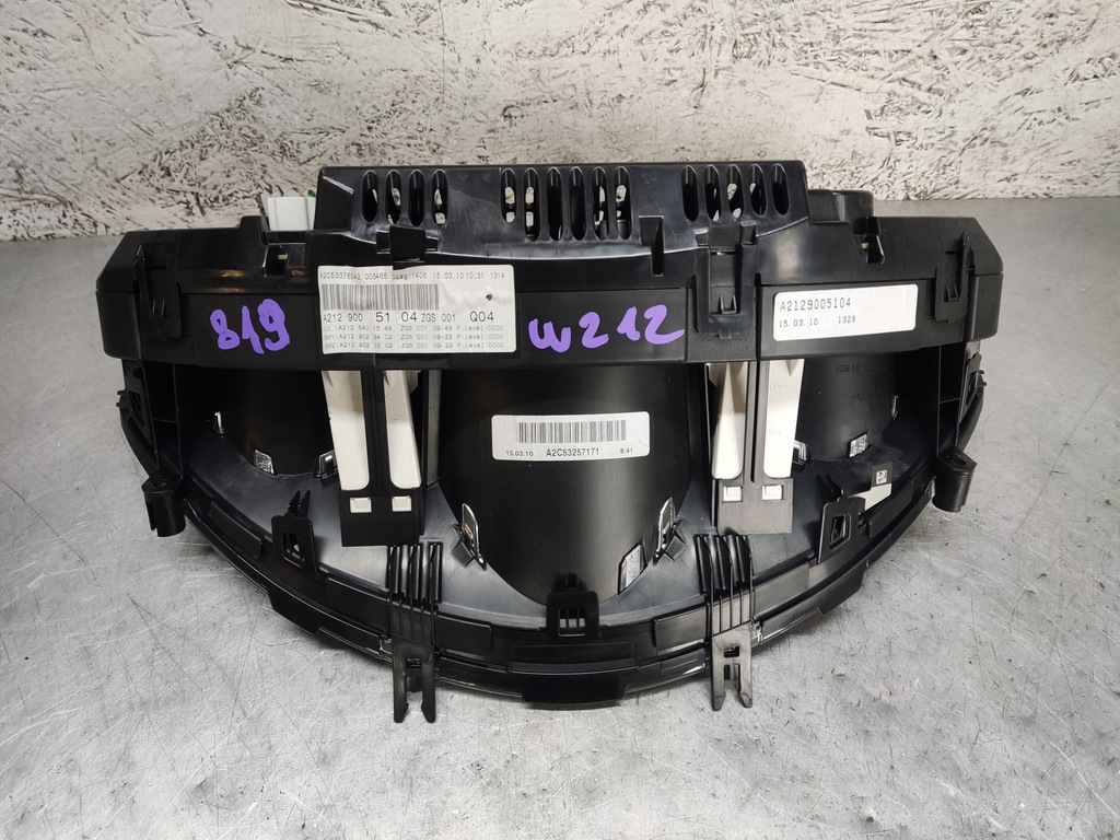 фото №10, Mercedes e klasa w212 прилади лічильник uk a2129005104