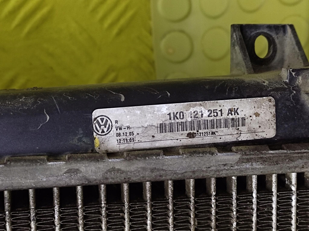фото №12, Vw caddy 2 1.9 tdi радиатор wody 1k0121251ak