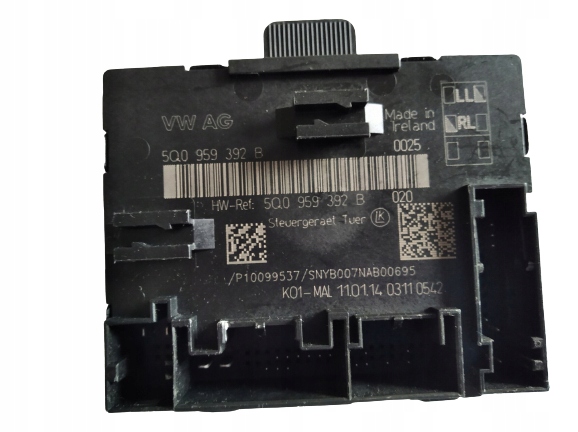 фото №1, 5q0959392b блок керування модуль двері vw golf vii 7