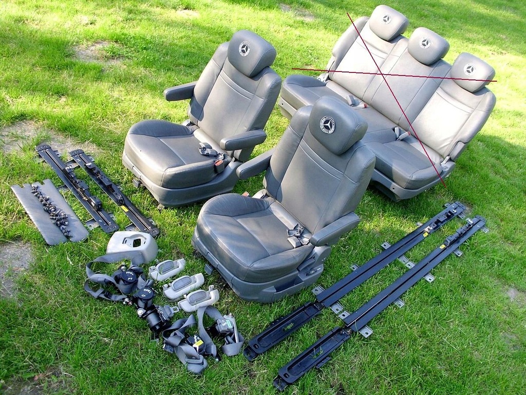 фото №6, Ssangyong rodius направляющие сидений сиденье короткие tylko krutkie