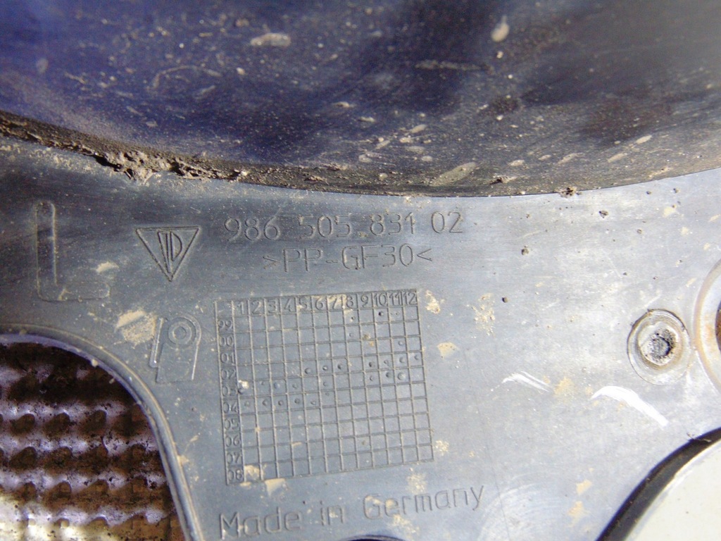 фото №6, Подкрылок левый задняя porsche boxster 986 98650583102