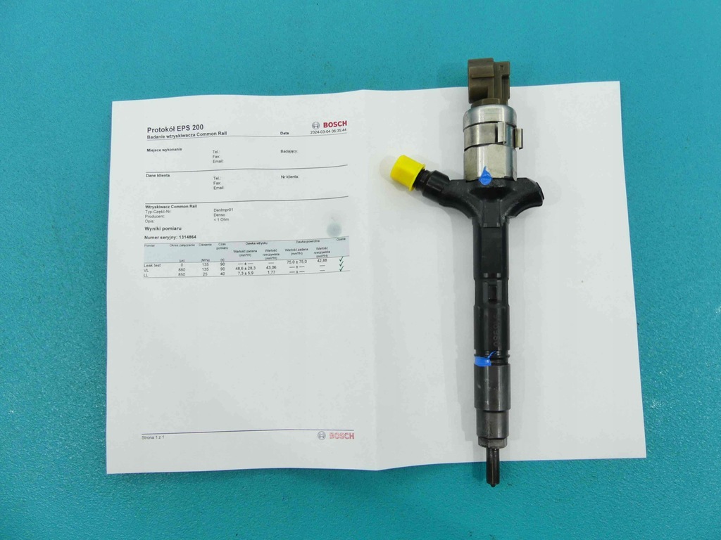 фото №1, Test форсунка toyota corolla e12 2.0 d4d