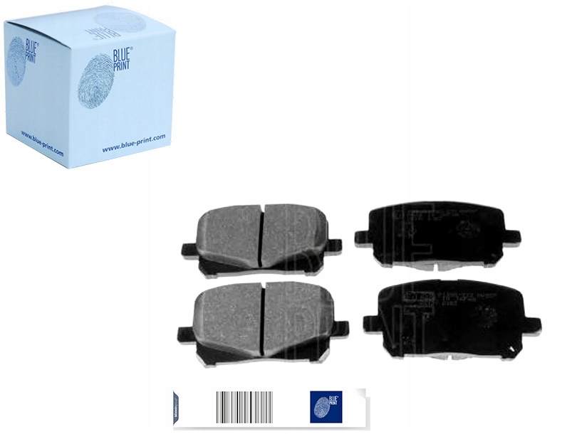 фото №1, Тормозные колодки тормозные перед toyota previa 2.0d 2.4 02.0