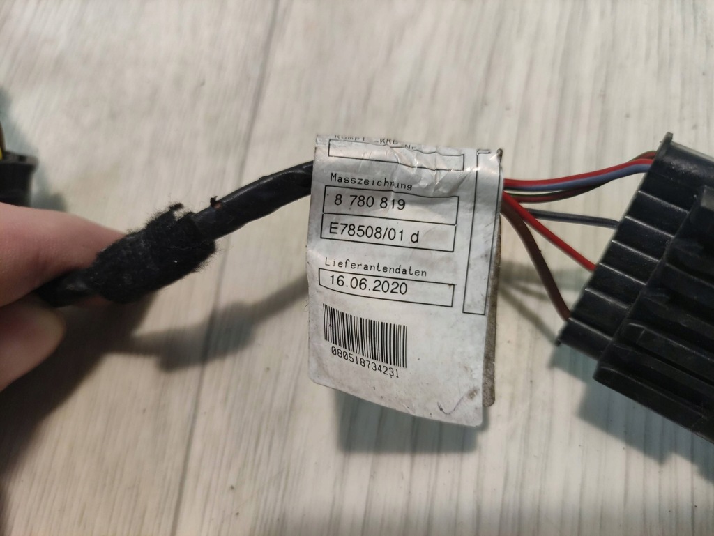 фото №8, Bmw x3 g01 жгут трубопровод pod бампер перед 8780819