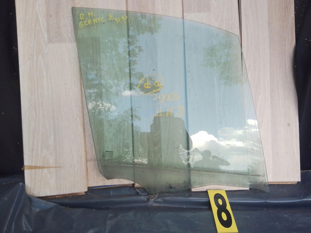 фото №1, Скло бічна права передня правий перед renault scenic ii