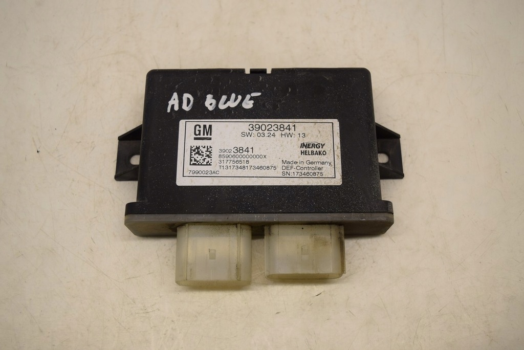 фото №1, Opel insignia b блок управления adblue 39023841