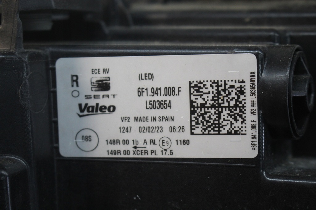 фото №8, Лампа правая перед seat ibiza 5 v full led lift arona 6f1941008f