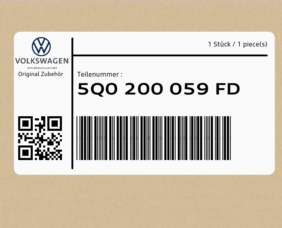 фото №1, Набор трубопровод топливных 5q0200059fd audi q2 a3 vw t-roc